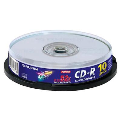 Fujifilm 52X MultiSpeed 700 MB CD-R (10lu Paket)