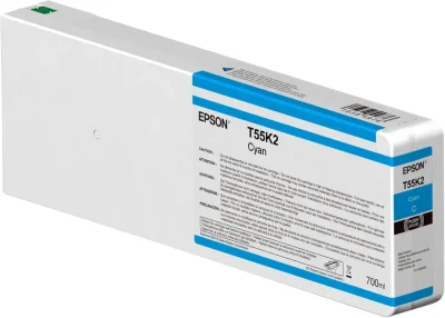 Epson C13T55K200 (T55K2) Cyan Original Cartridge - SC-P6000 (Ex)
