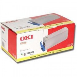 OKI 41304209 Type C2 Sarı Orjinal Toner - C7000 /