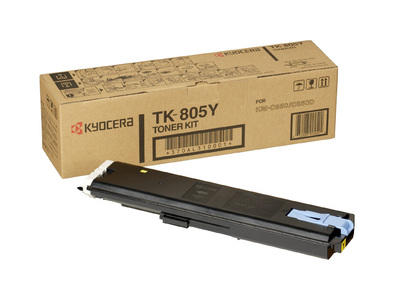 Kyocera TK-805Y Gelber Originaltoner - KM-C850 / KM-C850D