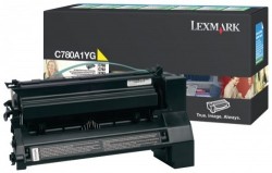 Lexmark C780A1YG Sarı Orjinal Toner - C780 / C782