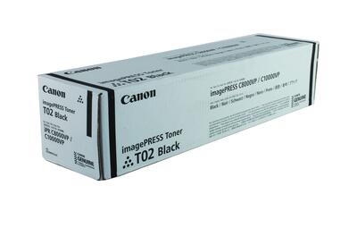 Canon T02 (8529B001) Black Original Toner ImagePress C8000VP / C10000VP