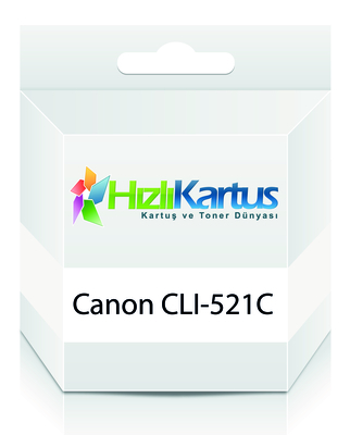 Canon CLI-521C (2934B004AA) Blaue Muadil-Patrone