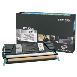 Lexmark C5220KS Black Color Original Laser Toner Cartridge - C522 / C524