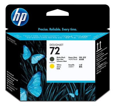 HP C9384A (72) Sarı-Siyah Orjinal Kafa Kartuşu - D
