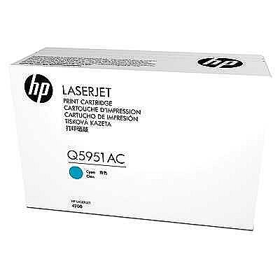 HP Q5951AC Cyan Original Toner Cartridge - Laserjet 4700 (Damaged Box)