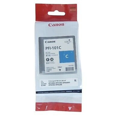 Canon PFI-101C Cyan Original Cartridge - IPF6000s / IPF5000 (Ex)