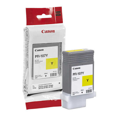 Canon PFI-107Y (6708B001) Sarı Orjinal Kartuş - iP