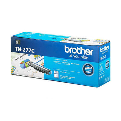 Brother TN-277C Cyan Original Toner High Yield - DCP-L3510