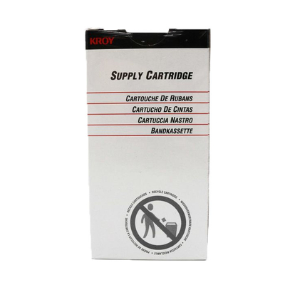Kroy 2487916 12mm x 7m Siyah Üzerine Beyaz Orjinal