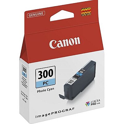 Canon PFI-300PC (4197C001) Photo Cyan Original Cartridge - PRO-300