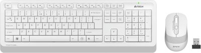 A4 Tech FG1010 Beyaz Q Kablosuz Klavye & Mouse Set
