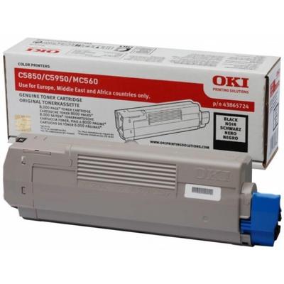 OKI 43865724 Black Original Toner - C5850 / C5950 (Damaged Box)
