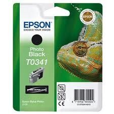 Epson C13T034140 (T0341) Photo Black Original Ink Cartridge - Stylus Photo 2100 (E)