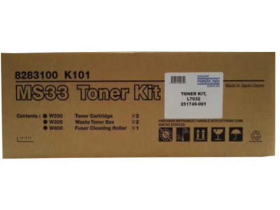 Printronix MS33 8283100 K101 Toner Kit (Toner + Fuser Cleaning Roller + Landfill)