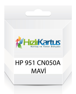 HP CN050A (951) Mavi Orjinal Kartuş - Pro 8600