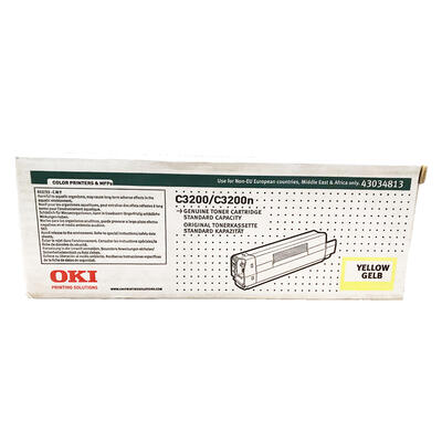 OKI 43034813 Yellow Original Toner - C3200