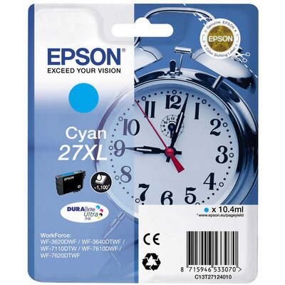 Epson C13T27124020 (27XL) Mavi Orjinal Kartuş - WF