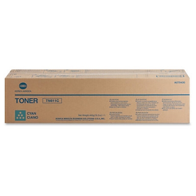 Konica Minolta TN-611C (A070430) Cyan Original Toner - C451 / C650