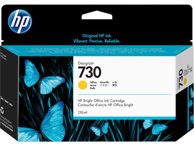HP P2V64A (730) Yellow Original Cartridge - T1600 / T1700