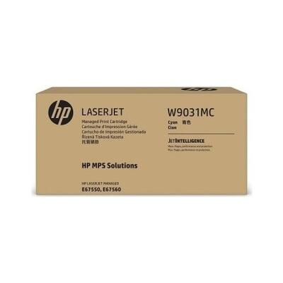 HP W9031MC Cyanfarbener Originaltoner - Laserjet Verwaltet E67550