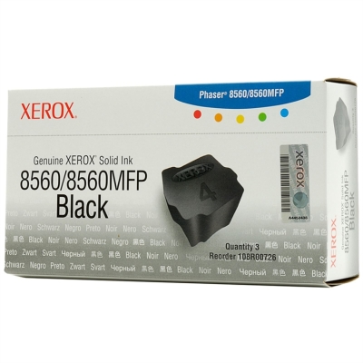 Xerox 108R00726 Black Solid Ink Toner 3 Pcs Pake