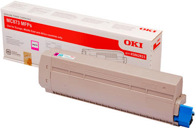 OKI 45862846 Magenta Original Toner Kartusche - MC873