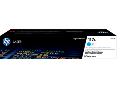HP W2071A (117A) Cyanfarbener Originaltoner - Laserjet MFP 178nw / 179nw (B)