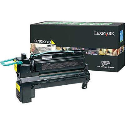Lexmark C792X1YG Sarı Orjinal Toner Yüksek Kapasit