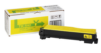 Kyocera TK-540Y (1T02HLAEU0) Yellow Original Toner Cartridge - FS-C5100DN