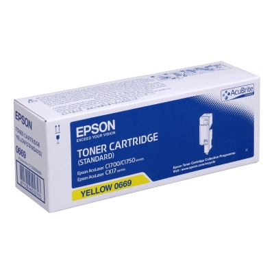 Epson CX17/C1700 S050669 Gelbe Originaltoner-Standardkapazität