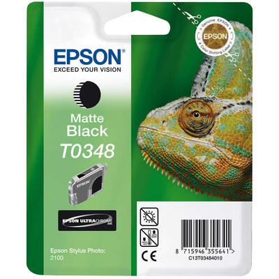 Epson C13T034840 (T0348) Mat Siyah Orjinal Kartuş