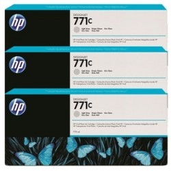 HP B6Y38A (771C) Open Gray 3lu Plotter Cartridge - De