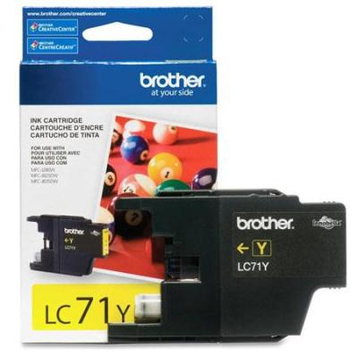 Brother LC71Y Gelbe Original-Tintenpatrone - MFC-J280W / J425W
