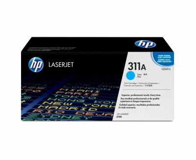 HP Q2681A (311A) Cyan Original Tonerpatrone - LaserJet 3700 (B)