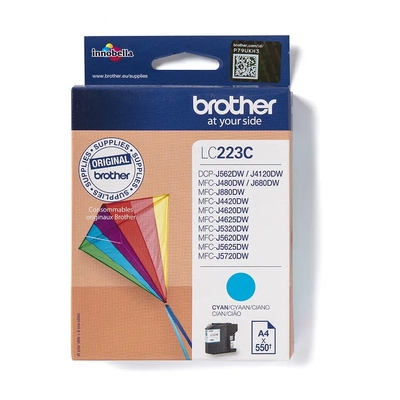 Brother LC-223C Cyan Original Cartridge - MFC-J-4320 / DCP-J-4120