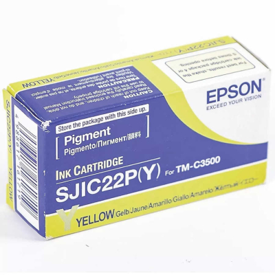 Epson SJIC22(Y) (C33S020604) Gelbe Originalpatrone -