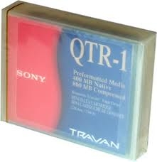 Sony QTR-1 Travan 400/800MB Datenpatrone u