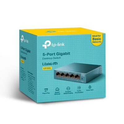Tp-Link LS105G 5-Port 10/100/1000Mbps Desktop Swit