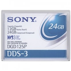 Sony DGD125P DDS3 Data Kartusche 12GB / 24GB , 125m, 4mm (Data Sicherungskassette)