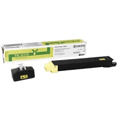 Kyocera TK-8315Y Yellow Original Toner Cartridge - 2550Ci