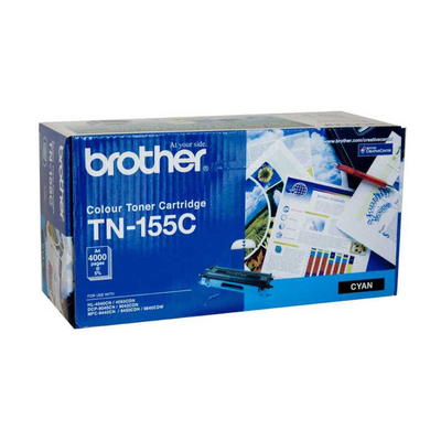 Brother TN-155C Cyan Original Toner - DCP-9040CN / HL-4040CN