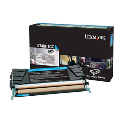 Lexmark X748H1CG Cyan Original Toner High Capacity - X748