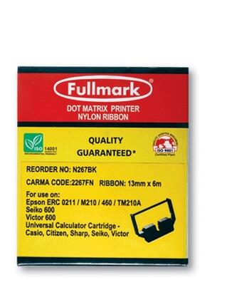 Epson N267BK 13mm X 6m Muadil Şerit - M210 / 0211