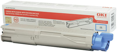 OKI 43459335 Mavi Orjinal Toner - MC3520 / MC3530