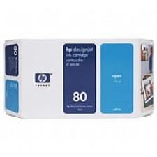 HP C4872A (80) Cyan Original Plotter Cartridge High Yield - DesignJet 1050