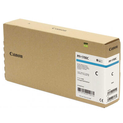Canon PFI-1700C (0776C001) Cyan Original Cartridge - PRO-2000 / PRO-4000 (Ex)