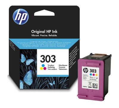 HP T6N01AE (303) Renkli Orjinal Kartuş - Envy Phot