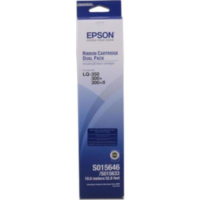 Epson S015646 LQ-300 / LQ-350 Original 2-Pack Ribbon