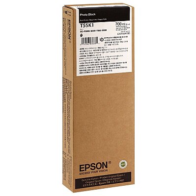 Epson C13T55K100 (T55K1) Schwarze Orjinalpatrone — SC